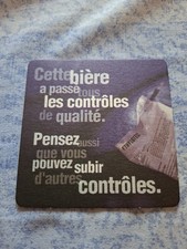Sous-bock bière Kronenbourg bière la Kro Priorité À La Raison
