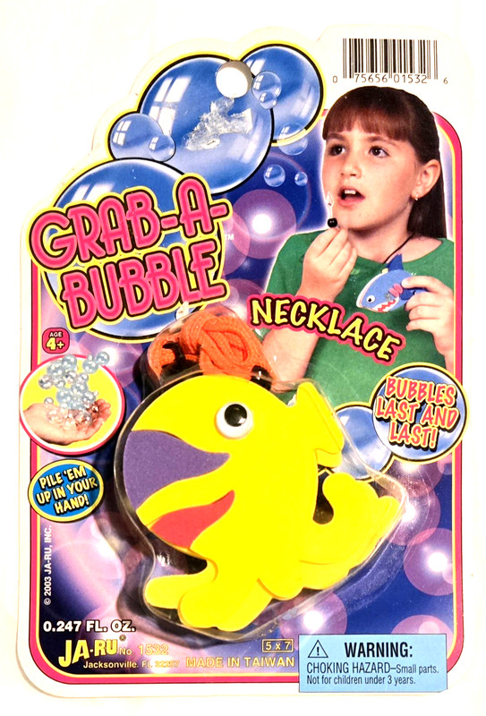 MOC 2003 Sealed JA-RU Toys "Grab-a-Bubble" Toy/Game
