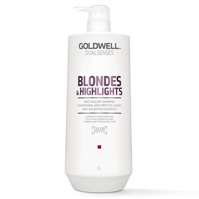 Goldwell Dual Senses Blondes Highlights Anti Yellowing Shampoo for Blonde Hair