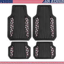 Hello Kitty 4pc Floor Mats Cars Trucks Suvs Black Red Rubber Heavy Duty Hello Kitty 4pc Floor Mats Cars Trucks Suvs Black Red Rubber Heavy Duty