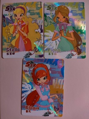 SET Winx Club Trading Card / Rainbow Chuangxia - WXKA-SSR01, SSR02, SSR03