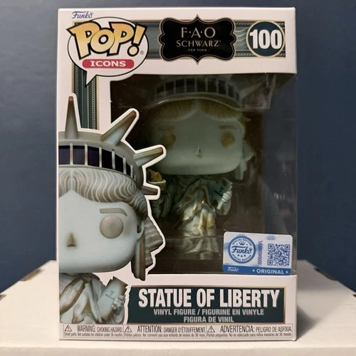 Funko POP! Ad Icons #100: Statue of Liberty | FAO Schwarz Exclusive + Protector