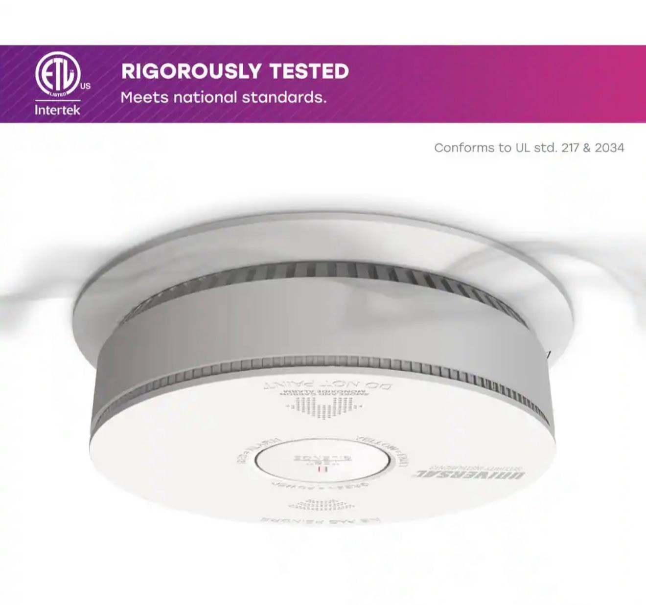 Universal Security Instruments Smoke & Carbon Monoxide Detector with Voice Alert