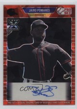 2021 Leaf Pro Set Metal 1989 Red Crystals Jairo Pomares #PA-JP1 Auto 8d2