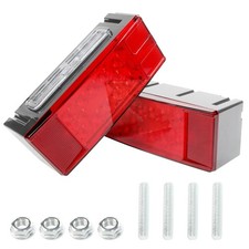 bylikeho 2PCS Trailer Lights,12V LED Trailer Light Kit, Submersible Low Profile