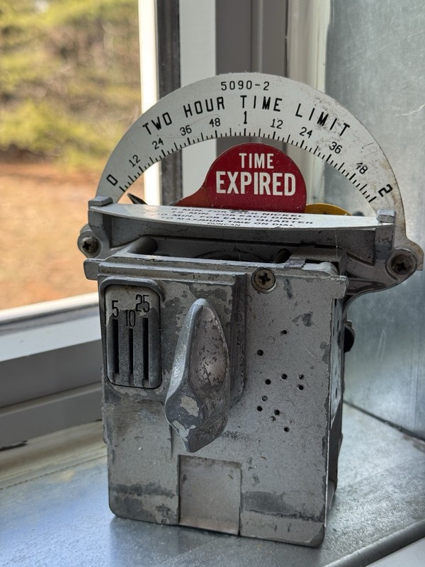Vintage DUNCAN Nickel Dime Quarter Parking Meter MECHANISM POM Manufacturer