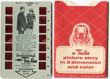 The Addams Family 1965 TV Show Tru-Vue 3 Film Card Set Real Photos From TV Show