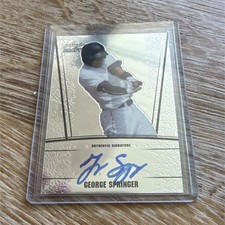 Leaf 2011 Metal Draft George Springer Autograph #AU-GS1 Baseball Card