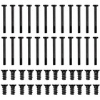 60Pcs Cooling Fan Screws Set Long Short Screws for Computer Case Fans