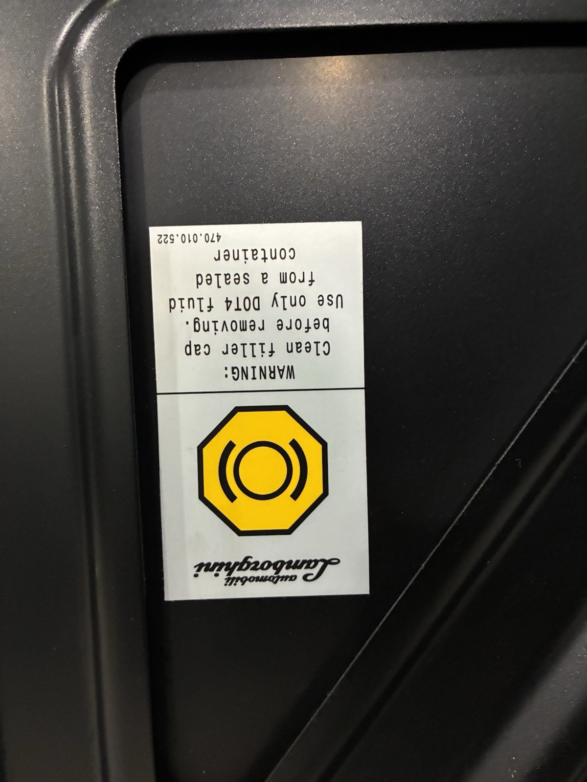 2015-2023 BLACK  NERO NOCTIS  LAMBORGHINI HURACÁN HOOD / BONNET