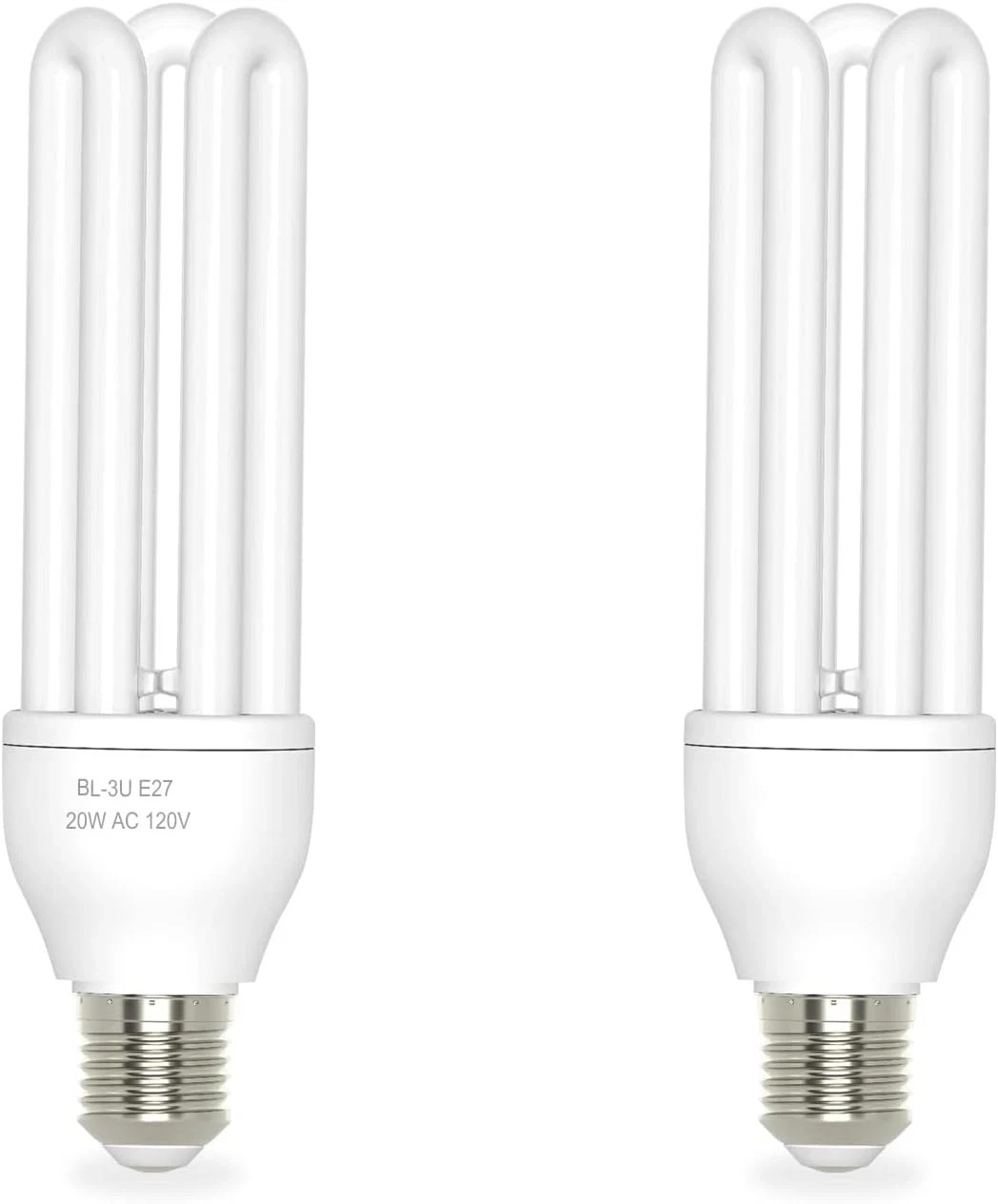 2 Pack 3U 20W Replacement Bulbs for 20W Bug Zapper with E27 Base, Compatible wit