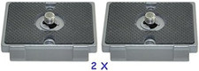 2 X Quick Release Plate Fit Bogen 3157N Manfrotto 200PL-14 RC2 3030 3130 with 1/