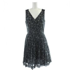 MARC by MARC JACOBS Dress, Silk/Silk Blend, Size 2, Navy