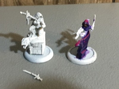 A29253 WARMACHINE HORDES MERCENARIES METAL EIRYSS ANGEL & MAGE HUNTER