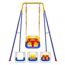 TALECO Gear Toddler Swing, 3-in-1 Swing Sets for Backyard, Baby Swing Outdoor...
