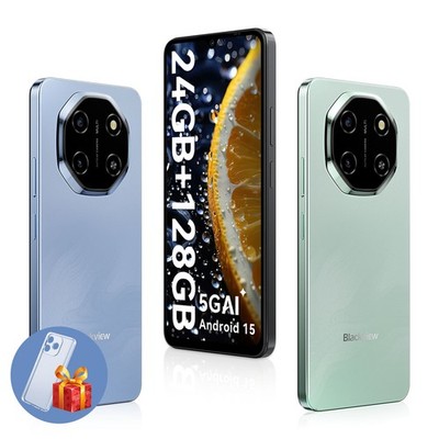 Blackview SHARK 6 5G AI Handy 24GB+128GB 6,8'' Android 15 Smartphone Dual SIM NFC