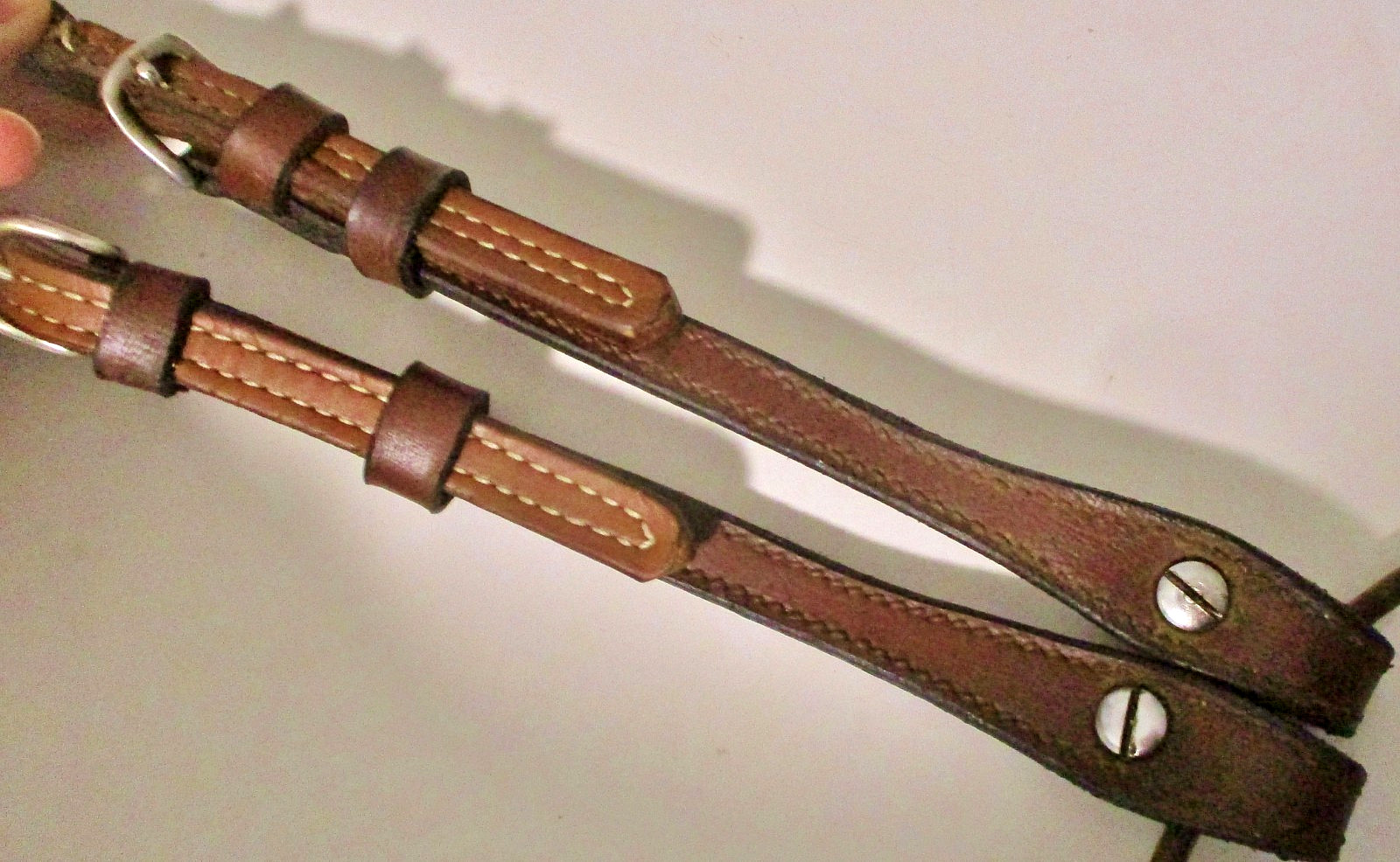 Western Cowboy TACK LOT -2 Shaped Ear bridles -PLUS Steel Cable noseband tiedown