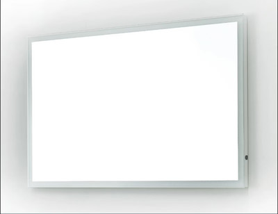 Slim Spiegel mit LED Beleuchtung Neu 100x600mm mit Aluminiumrahmen und Schalter