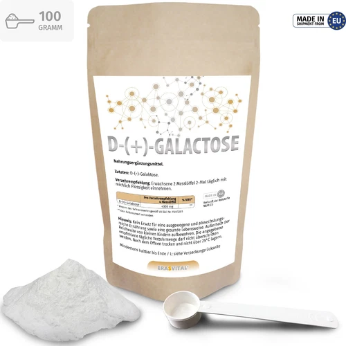 D (+) Galactose Powder - To Protect Brain Functions and Boost Energy