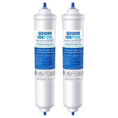 GOLDEN ICEPURE 2 Stück Kühlschrank Wasserfilter kompatibel mit Samsung DA29- 