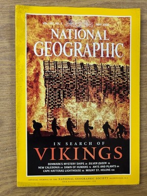 National Geographic May 2000 Vikings Magazine History Exploration