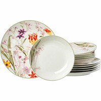 Ritzenhoff & Breker Tafelservice Flora 12-Tlg. Geschirrset Service Porzellan