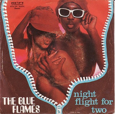 The Blue Flames - Night Flight For Two - 7''