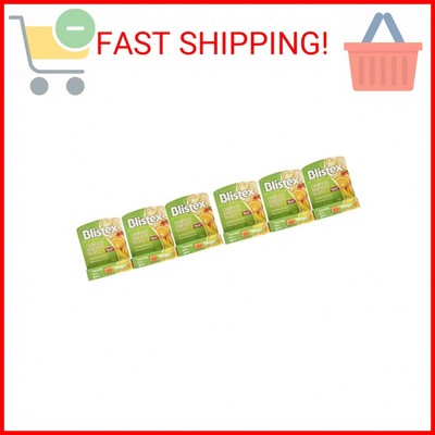 Blistex Lip Protectant SPF 15 Orange Mango Blast.15 oz (Pack of 6)