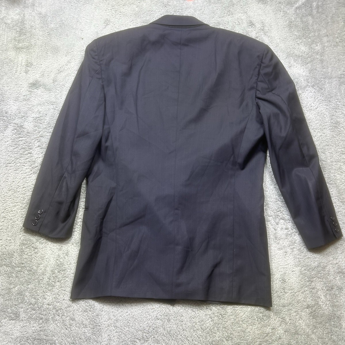 Vintage Emporio Armani Suit Jacket 50R Double Breasted Pinstripe