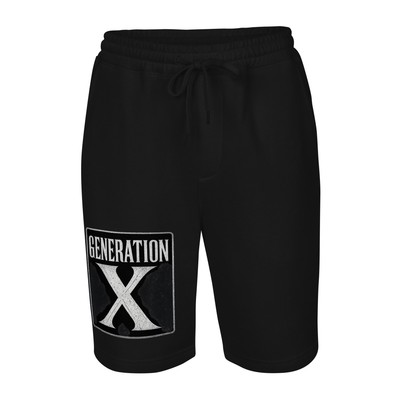 Gen X Retro Men s Fleece Shorts Alt 90s Gothic Streetwear