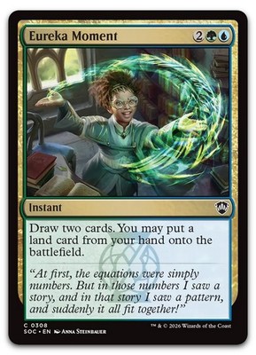 Eureka Moment #308 (NM) Commander: Secrets of Strixhaven SOC Magic MTG