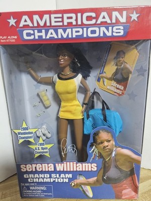 Serena Williams American Champions Doll Play Along 2000 Grand Slam NRFB SEALED