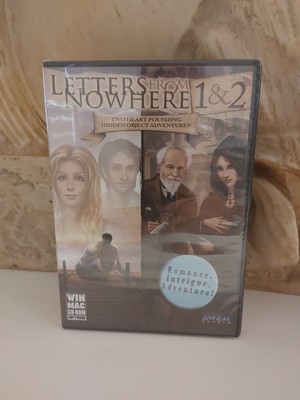 LETTERS FROM NOWHERE 1 &2 HIDDEN OBJECT PC GAME VIDEO GAME CD-ROM MAC