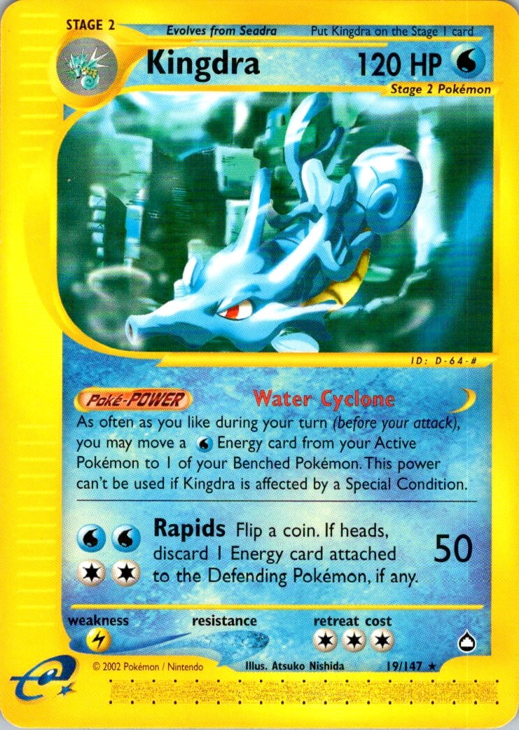 Kingdra 019/147 AQ Aquapolis Normal NM
