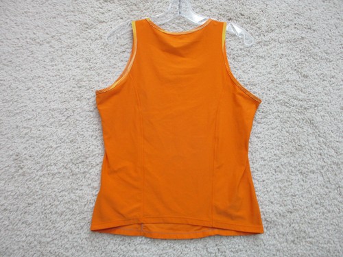 Nike Tank Top Shirt Extra Large Youth Orange Sleeveless V Neck Swoosh Logo Girls - Picture 6 of 10