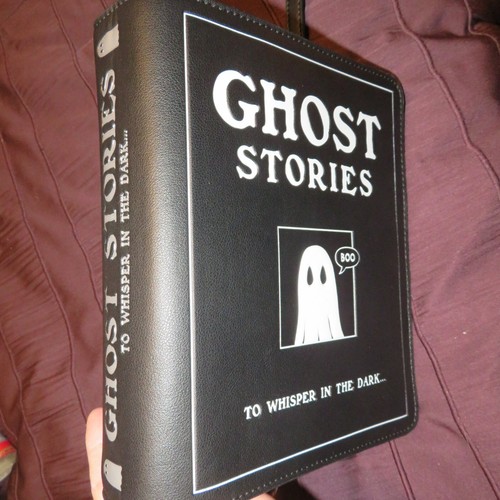 Bolso Bandolera Bolso de Mano Mad Engine Fine by Me Ghost Stories Halloween Boo NUEVO - Imagen 6 de 8