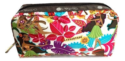 LeSportsac Sweet Wahine HAWAII EXCLUSIVE Rectangular Cosmetic Bag Free Ship NWT