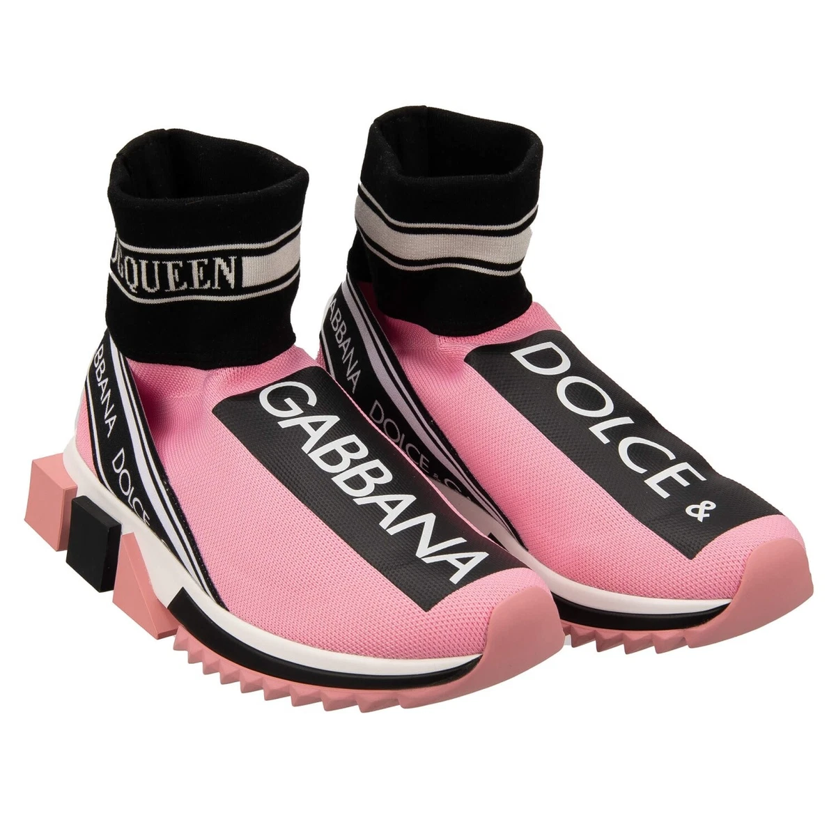 Pink dolce and gabbana shoes hotsell