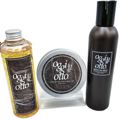 Oggiotto Moisture  Shampoo 250m l& Treatment  180g &CMC Milky hair treatment 200
