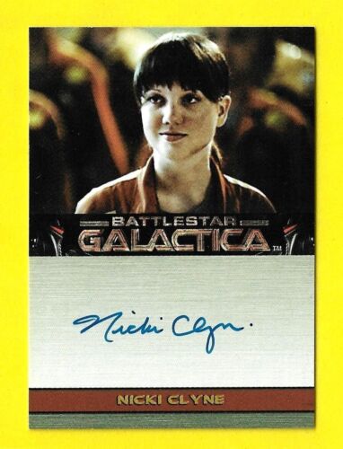 2005 Battlestar Galactica Premiere Edition Autograph Nicki Clyne as Cally - Picture 1 of 3