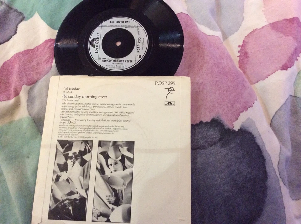 "Cubierta de vinilo de 7"" The Loved One Telstar Joe Meek Tornados" Foto 2 de 2