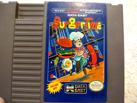 BURGER TIME for the NES CLEANED,  AUTHENTIC Cartridge only Vintage