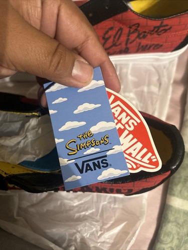 Vans I Simpson El Barto Sk8 Sneakers Basse Edizione Limitata Uomo 9 Donna 10,5 - Foto 5 di 12