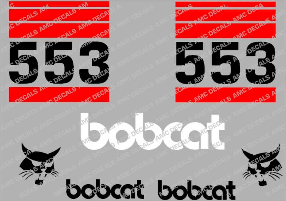 Bobcat 553 Skid Steer Aufkleber Satz - Bild 1 von 1