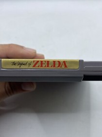 The Legend of Zelda Grey Cart(Nintendo Entertainment System) NES Tested/Working