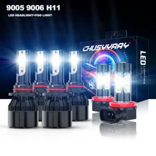 Para For Ford Explorer 2011-2015 Faros LED de haz alto bajo & luces antiniebla