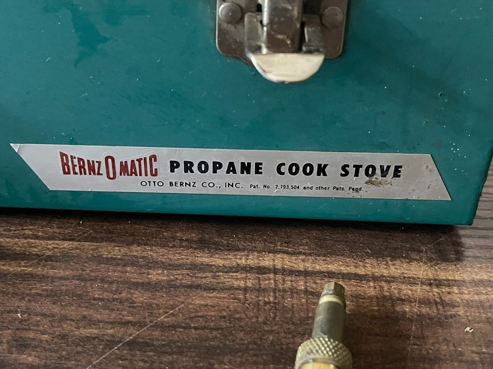 Vintage Bernz O Matic 2 Burner Propane Cook Stove Camping/Emergency ...