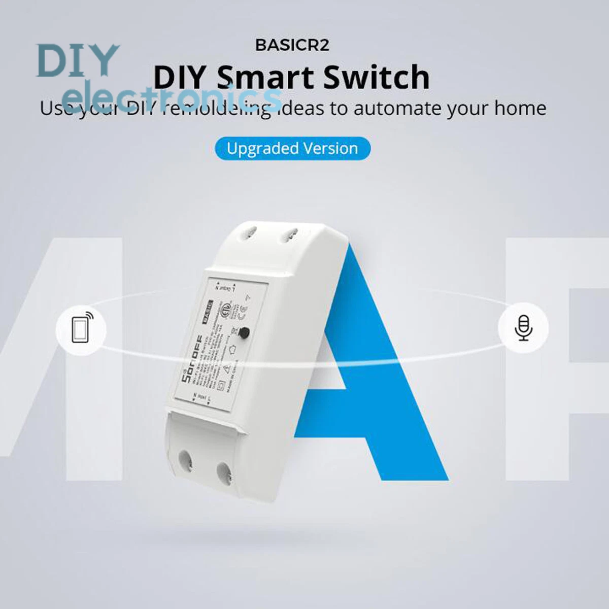 Sonoff Basic Wifi Smart Switch Work with Alexa for Google Home Timer 10A 2200W