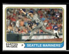 2023 Topps Heritage #178 Easton McGee Rookie Seattle Mariners
