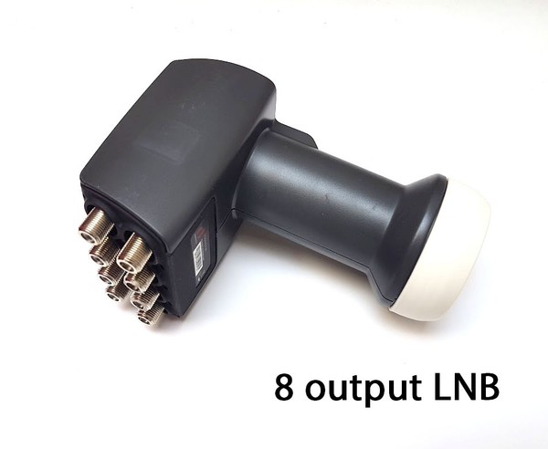 OCTO INVERTO BLACK PRO PREMIUM LNB LMB EIGHT WAY SATELLITE 8 WAY 5 6 7 02db - image 1